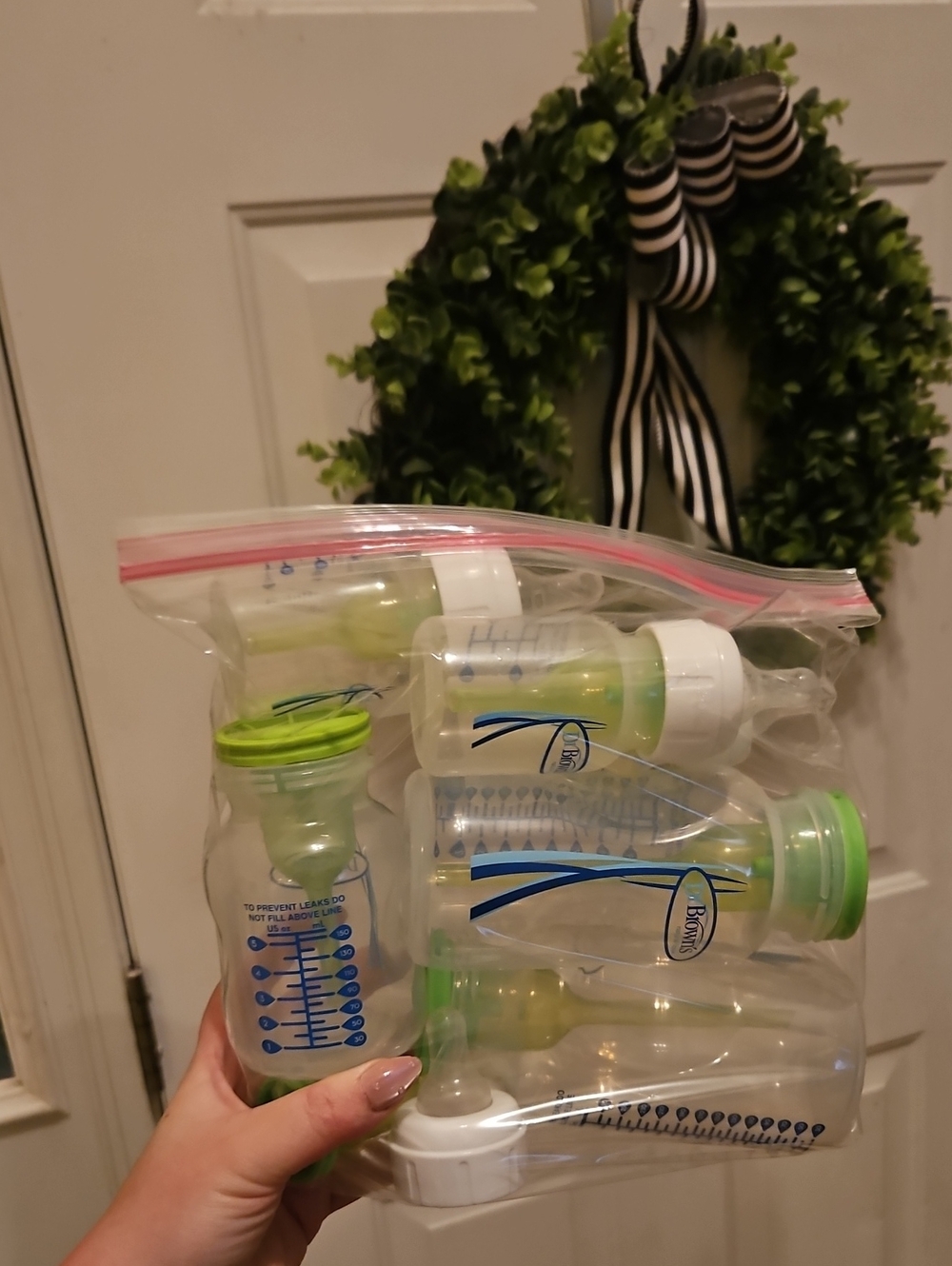 Dr Browns Bottles Green Baby Feeding Bottles (Set)